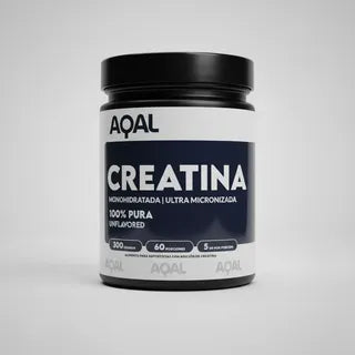 Creatina Monohidratada AQAL – 300 g (60 porciones)