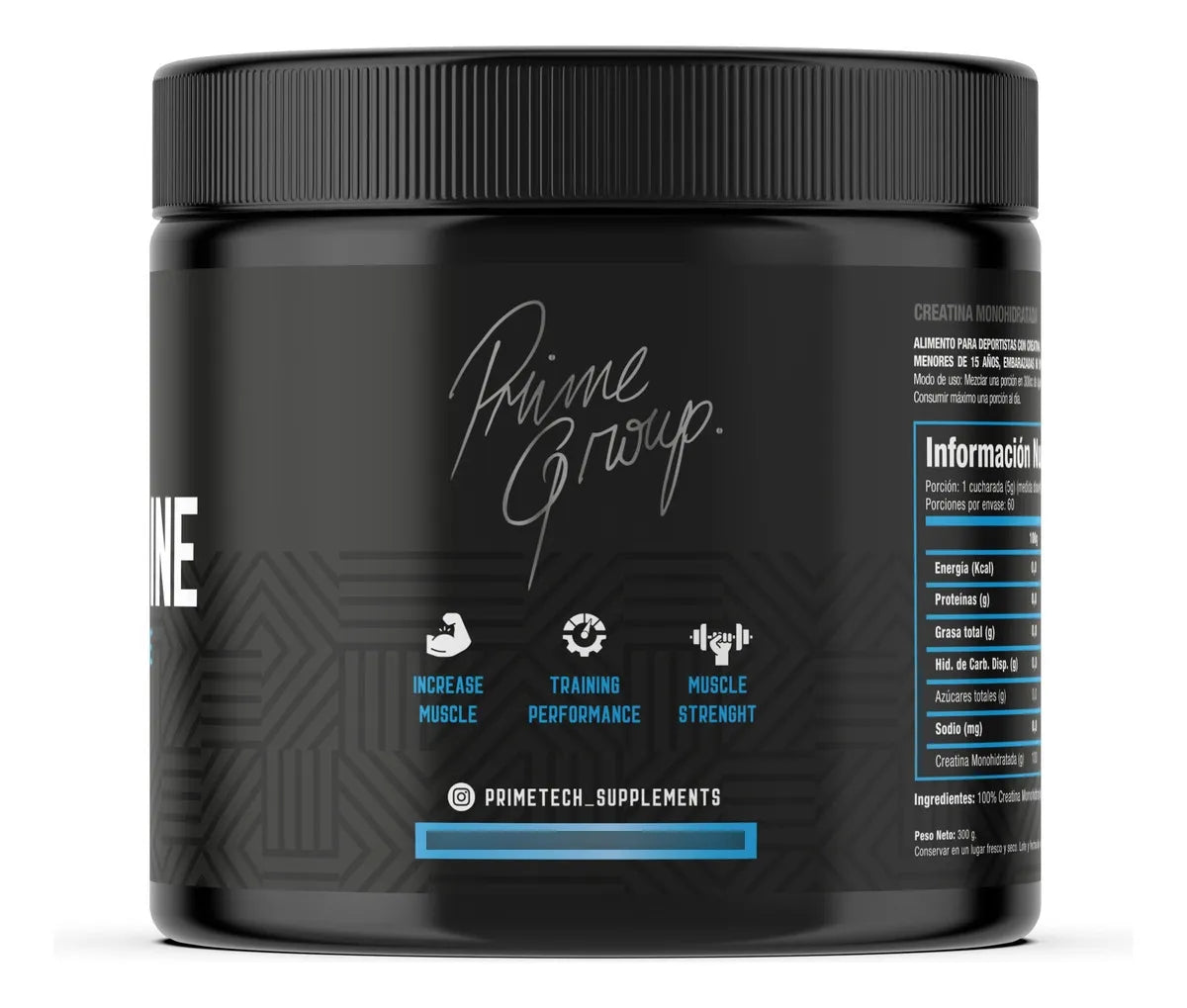 Pack x3 Creatina Monohidratada PrimeTech 300 g – Ahorra y potencia tu rendimiento