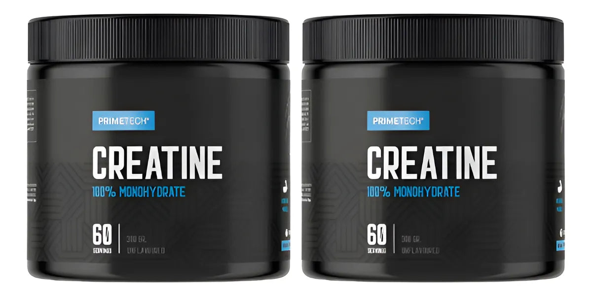 Pack x2 Creatina Monohidratada PrimeTech 300 g – Más fuerza, recuperación y ahorro