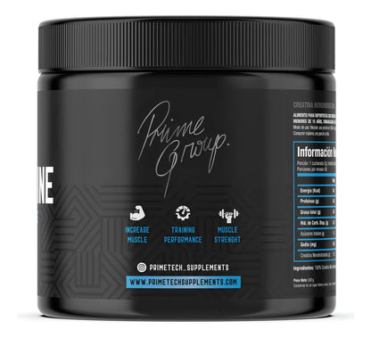 Creatina Monohidratada Primetech 300g Sabor Sin Sabor