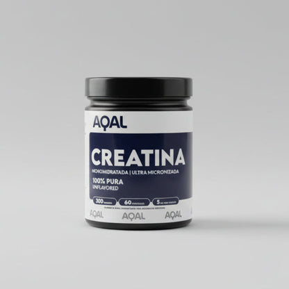 Creatina Monohidratada AQAL – 300 g (60 porciones)